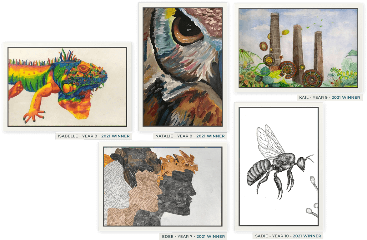 Canal to Creek Prize art competition 2021 winners