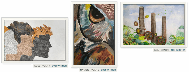 Canal to Creek Prize art competition 2021 winners